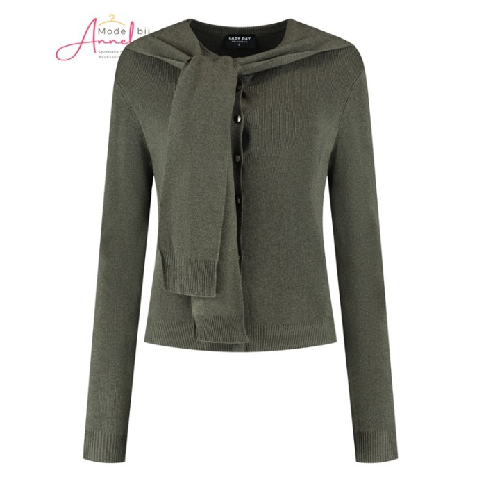 Lady Day Vest Jules Sjaaltje Deep Forest Lady Day Vest Jules Sjaaltje Deep Forest